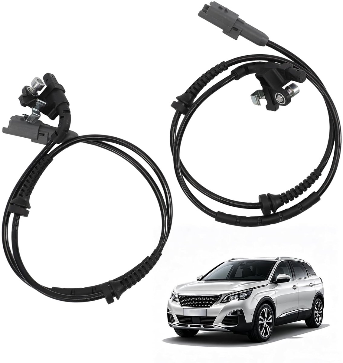 4545K8 ABS-sensoren achter voor Peugeot 3008 I 09-16 1.2, 1.6