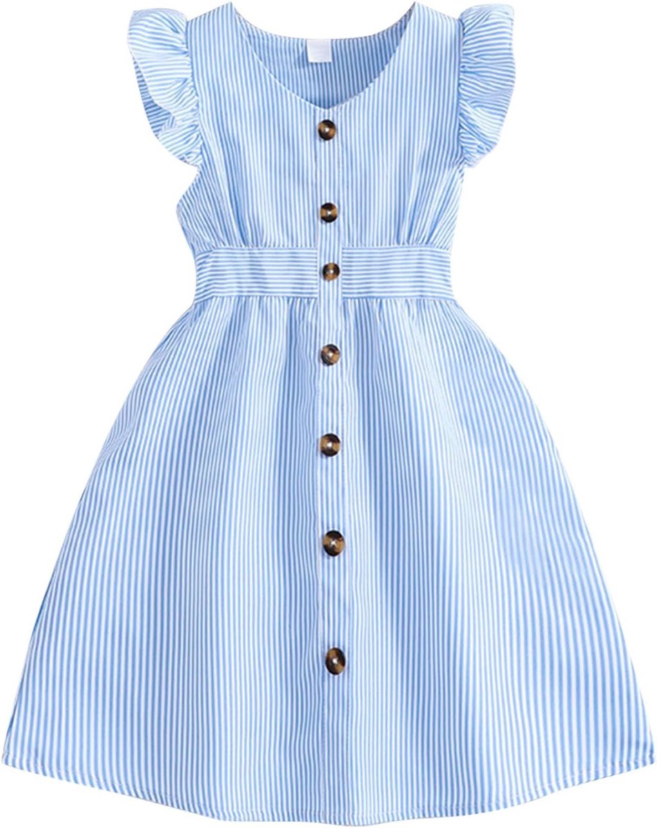 Jurk voor meisjes, eenhoorn, regenboog, tule, prinses, kostuum, party, verjaardag, show, schattig, modieus, kinderen, chic, mouwloos, A93