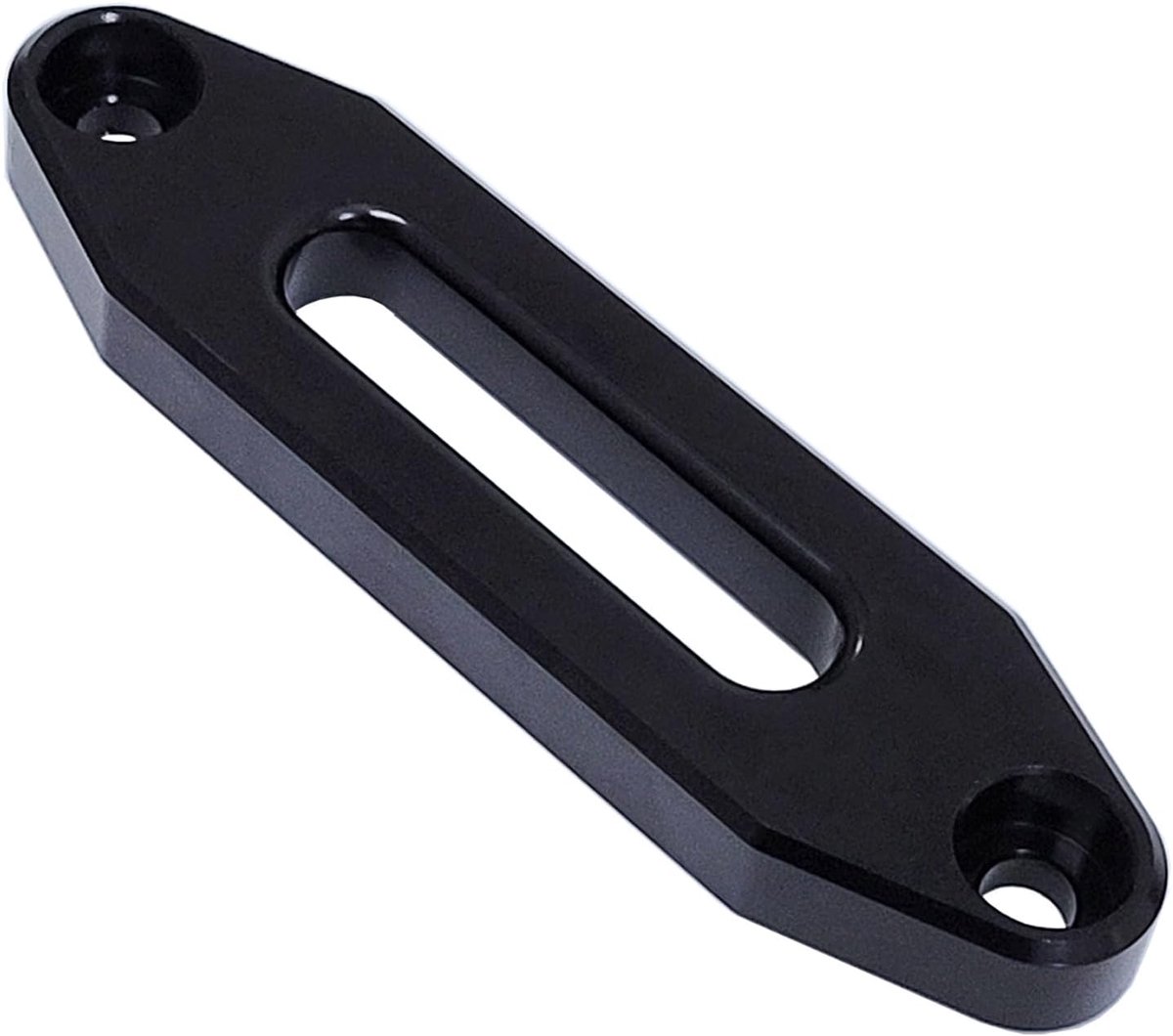 Hawse Fairlead 254mm - Aluminium - Glanzend Zwart - Voor ATV/UTV 2000-13000 LBS Lier