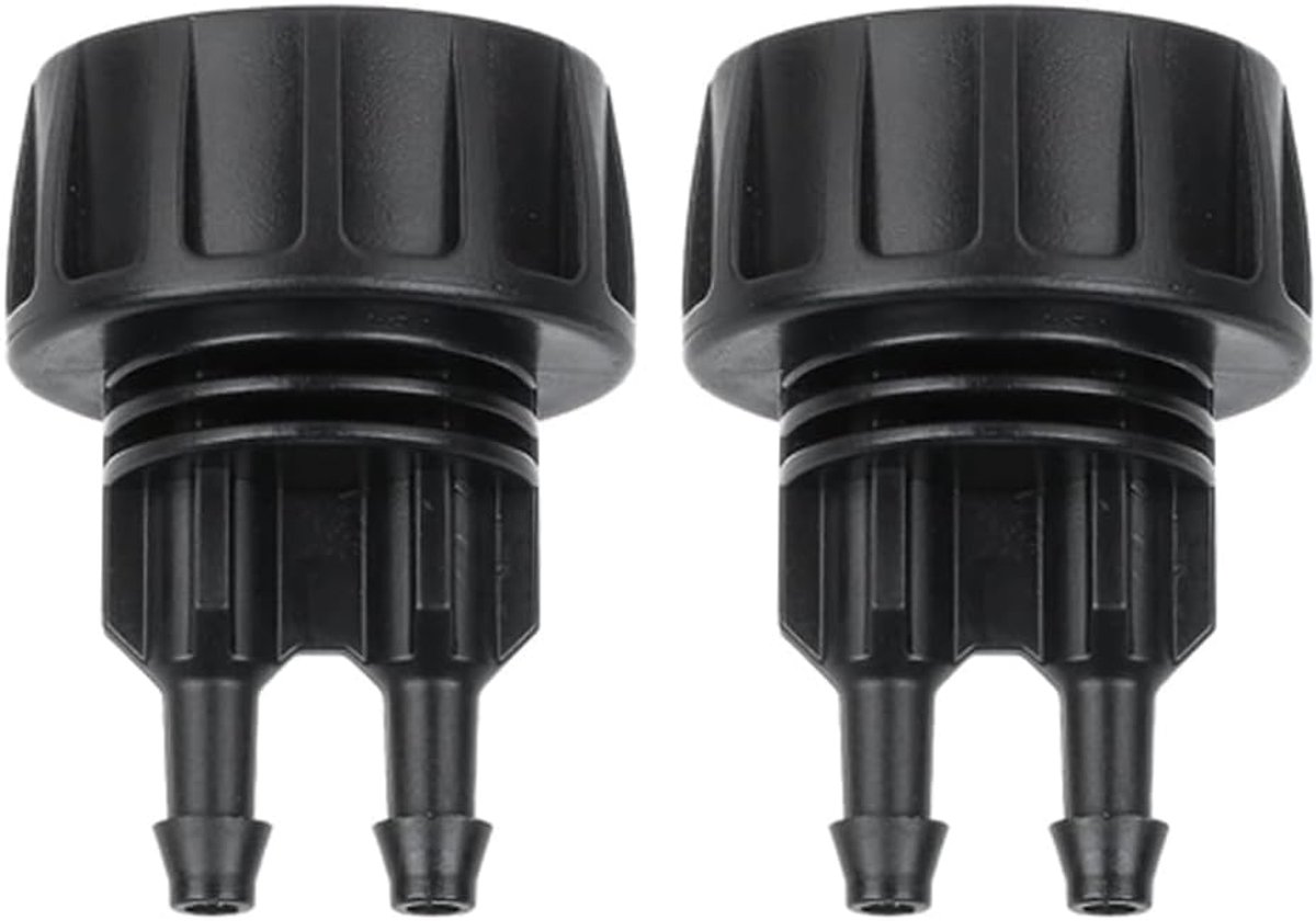 2 stuks tuinkraanadapter, G3/4 binnendraad naar 1/4 inch druppelirrigatieslang connectoren, tuinslangadapter voor kas, terras, gazon (type C)