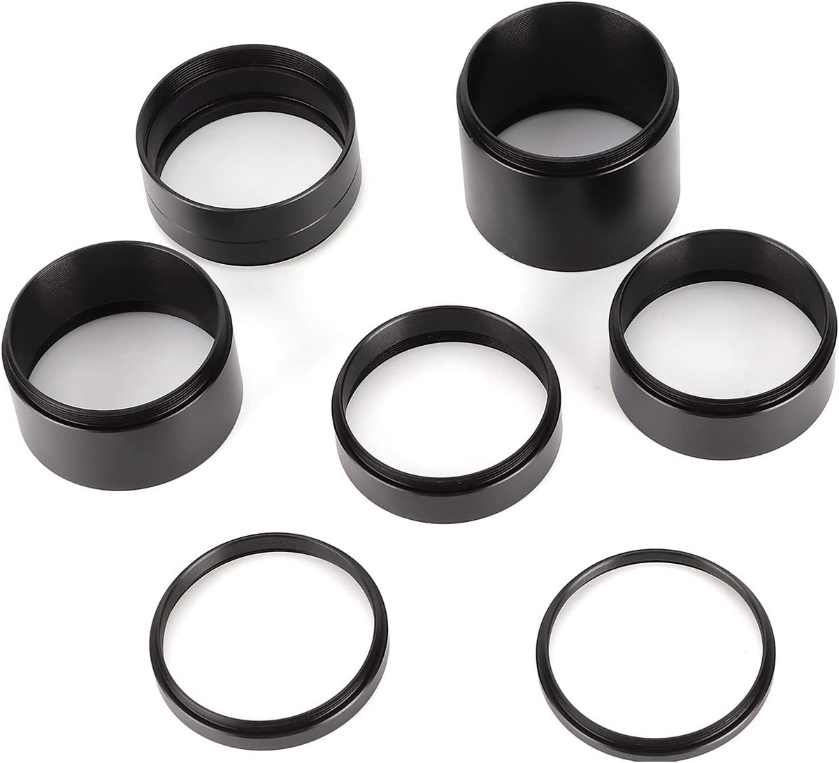 Verlengbuis set 8-delig - M42 X 0.75 mm - 3-30 mm - Microscoop lens - Astronomische fotografie