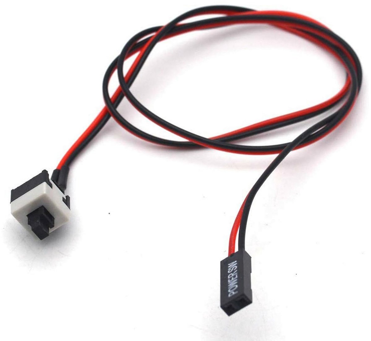 PC Reboot Jumper 50 Cm - 2 Pin - Vervangend - Voor PC Power Switch Kabel