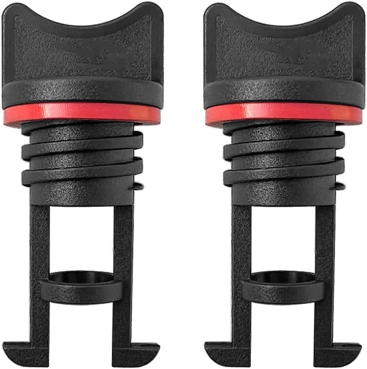 2 stuks 3/4-inch (19 mm) grove nylon bootaftappluggen geschikt voor jachten, reddingsboten, kajaks en kano's (oranje)