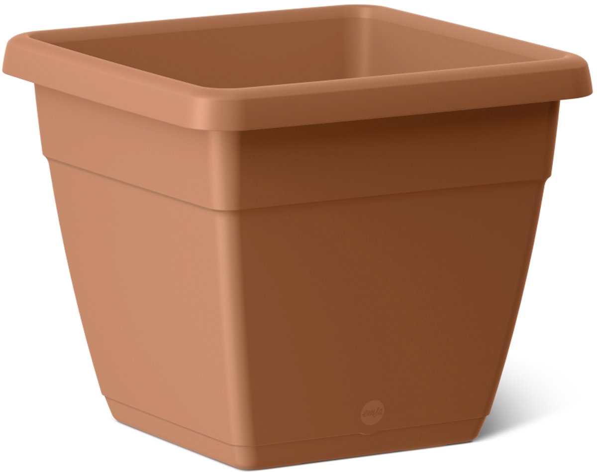 PoeTIC - My City Garden vierkant 35 terracotta bak - 34 x 34 x 30 cm - 20L