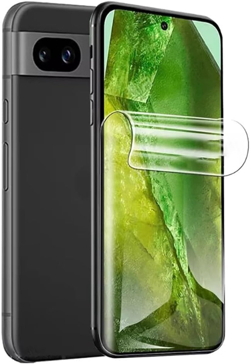 [2 stuks beschermfolie voor Google Pixel 9a, anti-krassen, zelfherstellend, HD helder zonder luchtbellen, zachte displaybescherming, vingerafdruk-ID