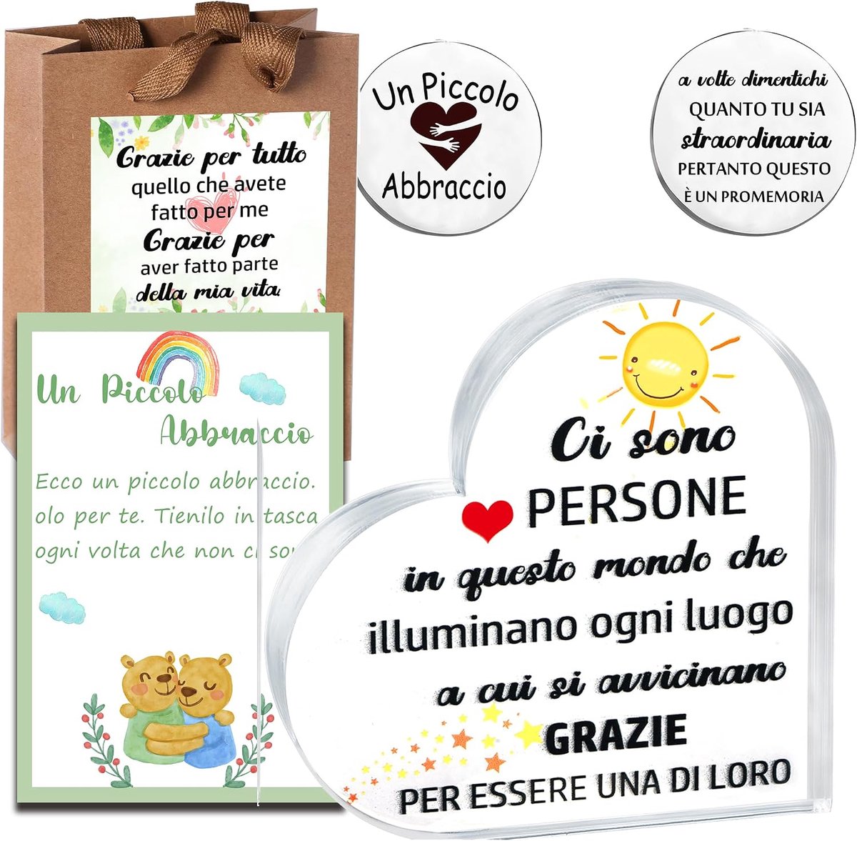 Cadeau voor dames, Kerstmis, inspirerend acryl, ornament cadeau-ideeën voor dames, verjaardagscadeaus voor dames, inspirerende cadeaus voor beste vrienden, collega's, echtgenote, moeder, zussen,