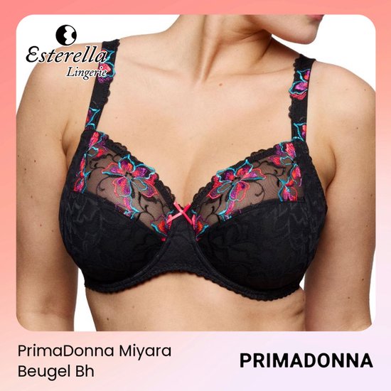 PrimaDonna Miyara Beugel Bh 0163620 Floral Eclipse - maat EU 70H / FR 85H