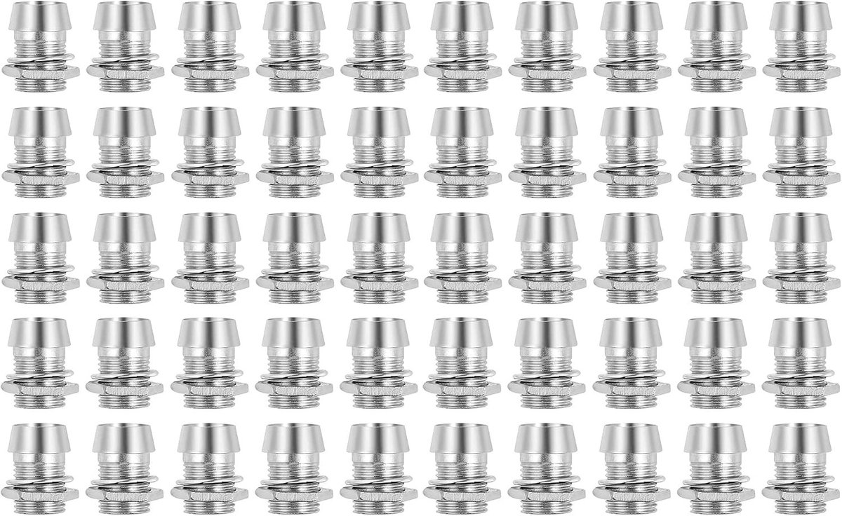 50 Stuks Lampenhouder Accessoires voor LED Verlichting, Koper Pedestal Houder met Draad voor 5mm en 8mm LED Lampen