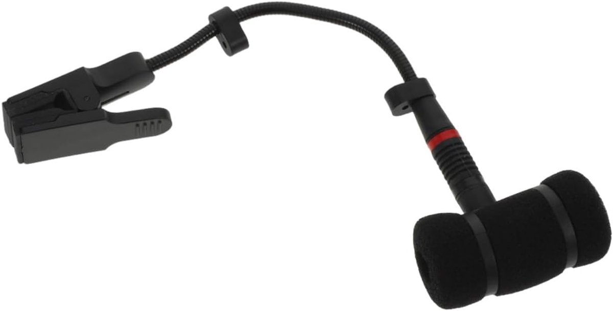 Draadloze Microfoonclip voor Saxofoon met Schokdemping Lichtgewicht Microfoonhouder Houtblaasinstrumenten Snelle Installatie voor Live Optredens Studiogebruik