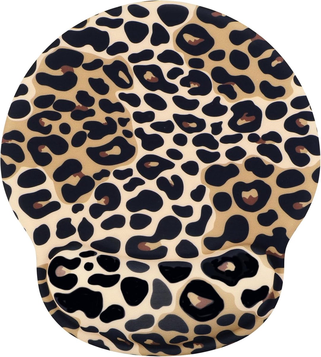 muismat polssteun polssteun, ergonomische muismat met antislip basis voor kantoor gaming werkcomputers, bureauaccessoires pijnverlichting muismat, bruin