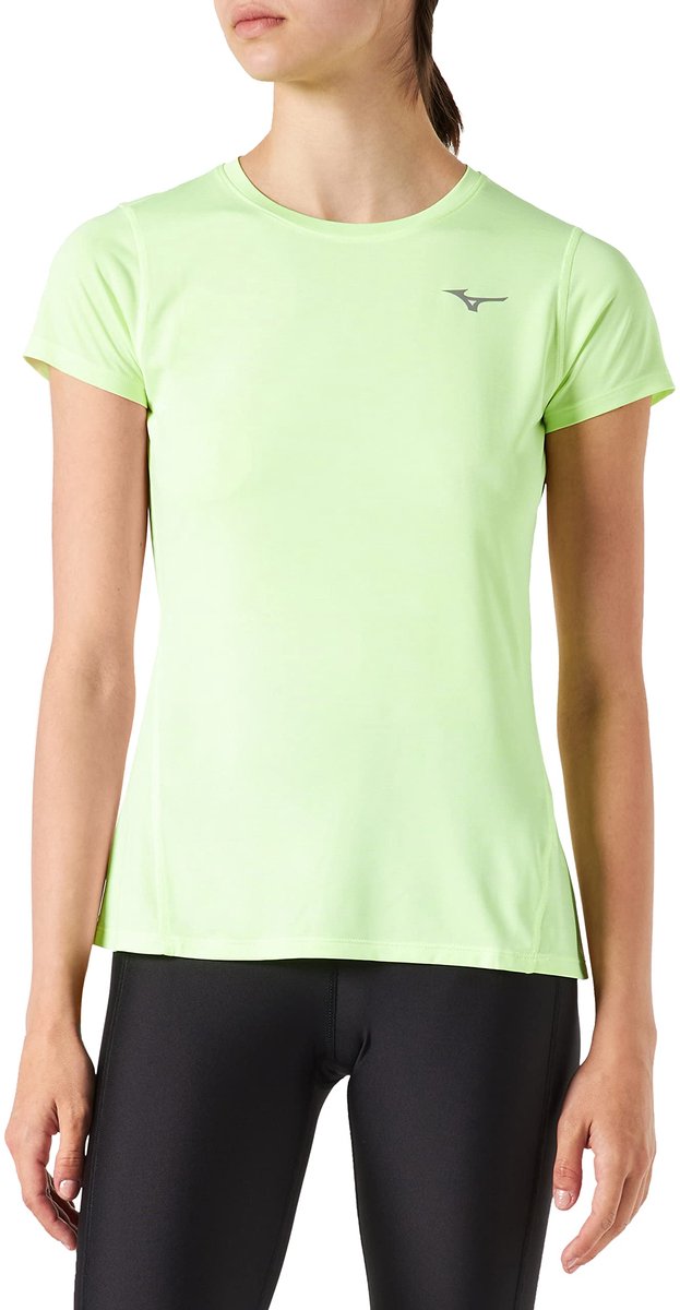 Mizuno Impulse Core - T-shirt - Dames - Neolime - S