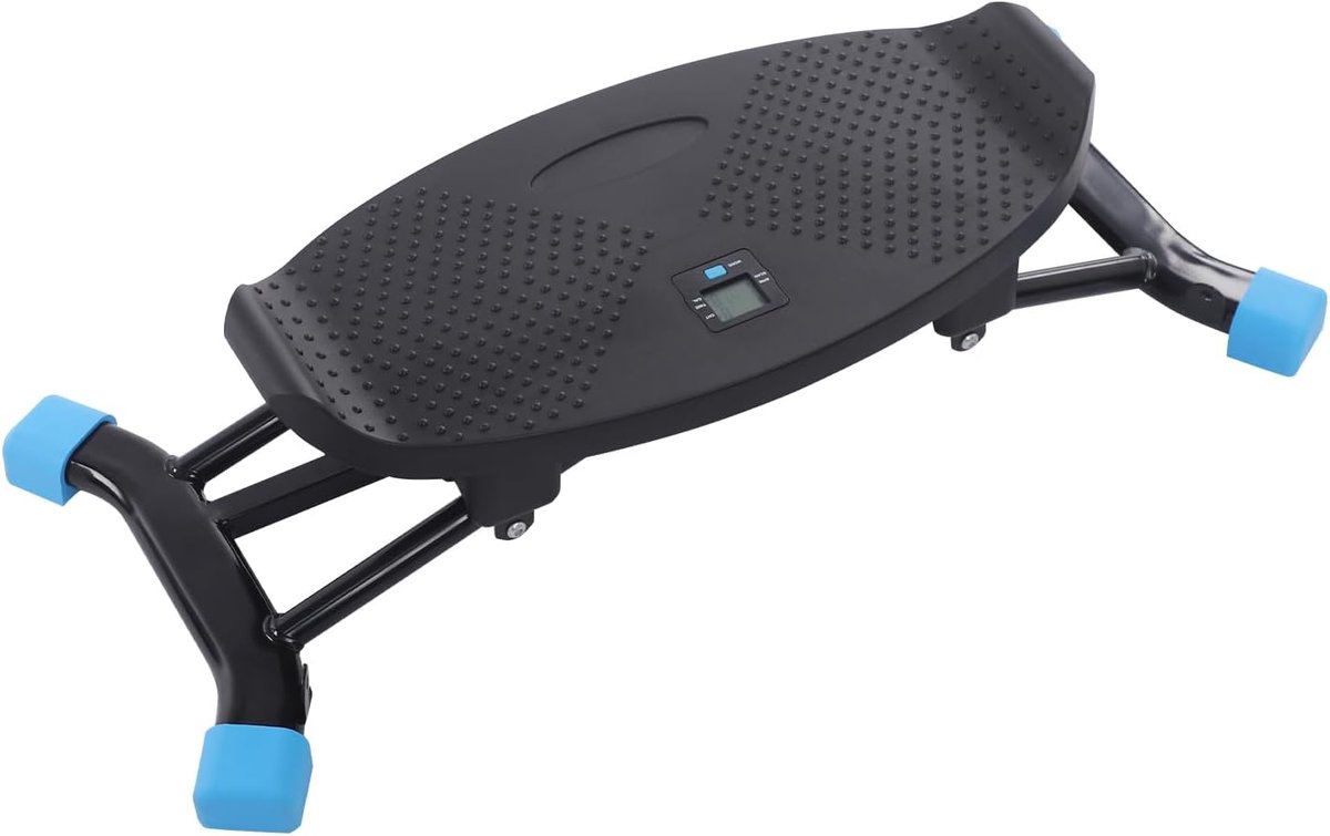 Skimachine, balanstrainer met weerstandsbanden, indoor skimachine voor training van het hele lichaam, 120 kg belasting, lcd-display, stil en ruimtebesparend, voor thuis
