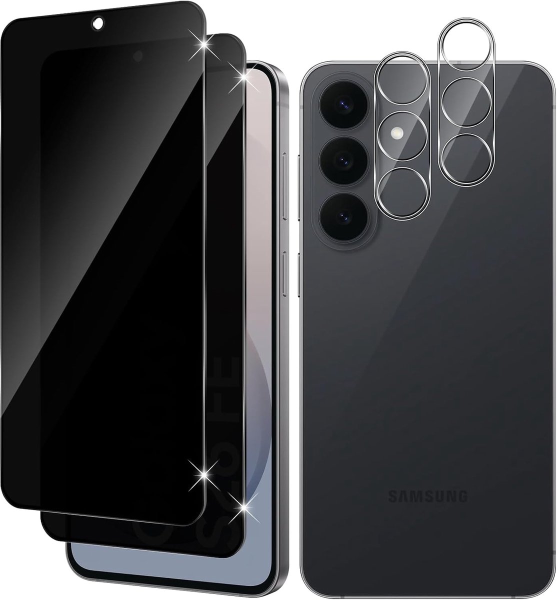 Inkijkbescherming voor Samsung Galaxy S26 FE voor pantserglas