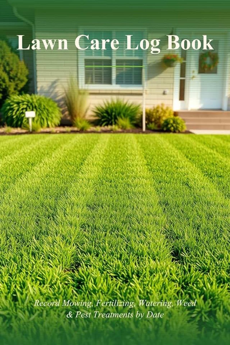 Care Log Book: Record Mowing, Fertilizing, Watering, Weed & Pest Treatments by Date