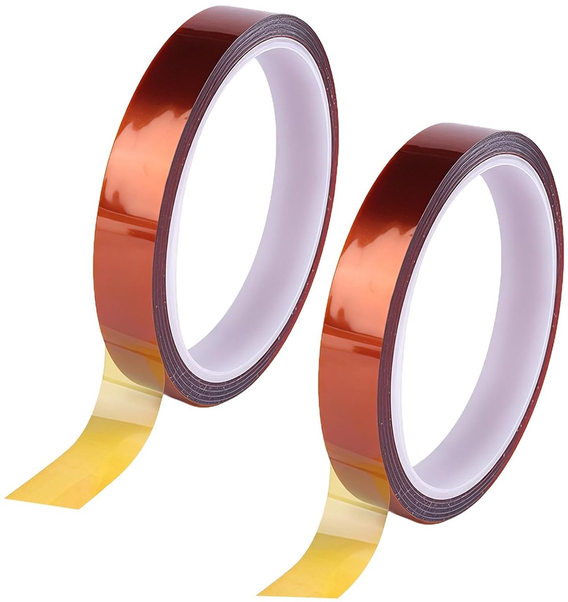 Verwarmingstape 2 stuks, 15 mm x 33 m hoge temperatuur plakband, siliconen isolatietape in blauw, voor sublimatiepers, 3D-printer