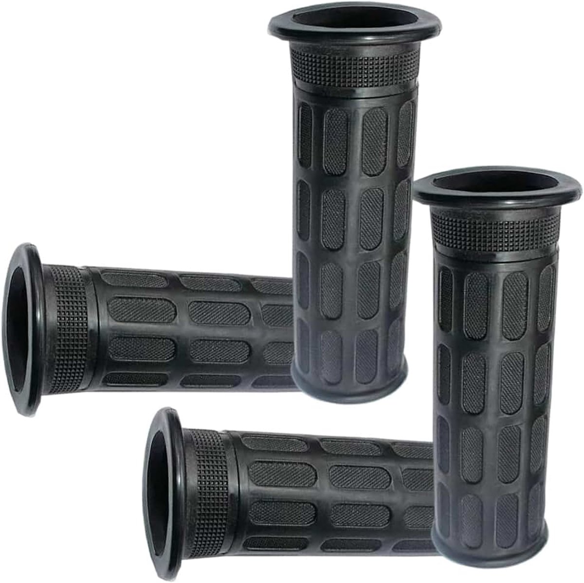 4 stuks 30 mm kruiwagengrepen, rubberen karrengreep, voor fiets, rolstoel, motorfiets