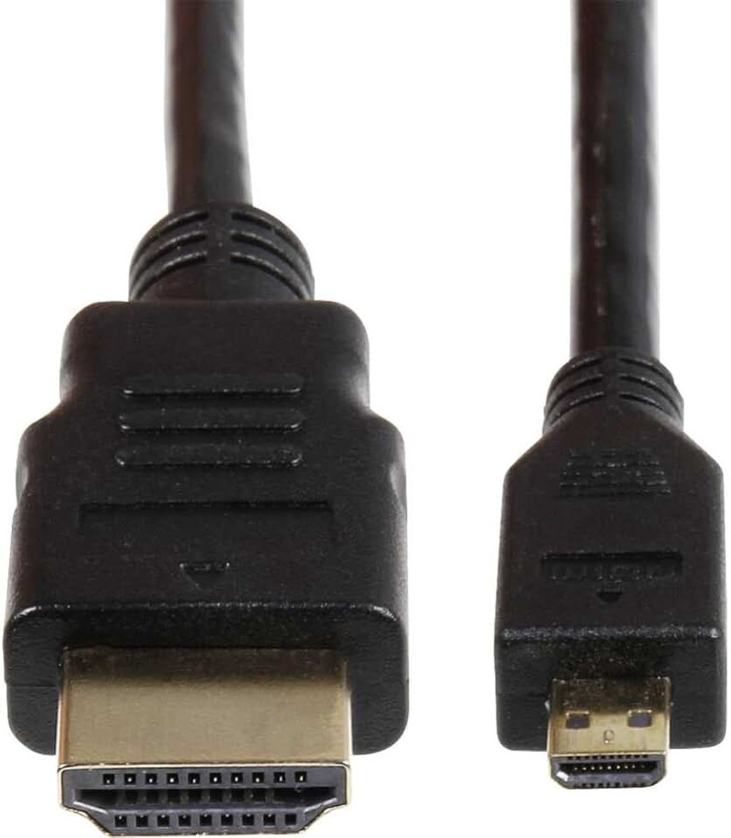 K-1481 HDMI-kabel Raspberry Pi [1x HDMI-stekker - 1x HDMI-stekker D Micro] 3,00m zwart