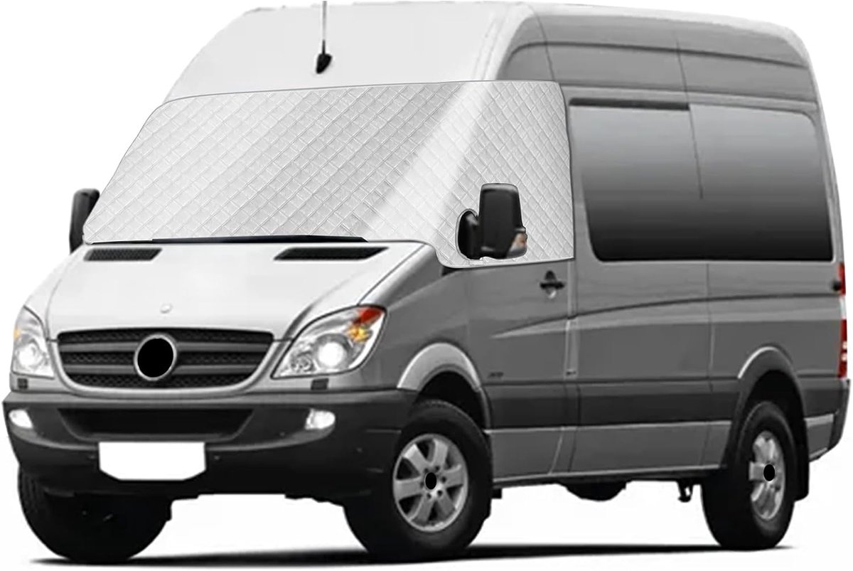 Voorruitafdekking compatibel met Mercedes-Benz Sprinter NCV3 2006-2018, Auto Vorstafdekking Winter Externe Voorruiten, Zonwering, sneeuwbescherming bescherming tegen ijs