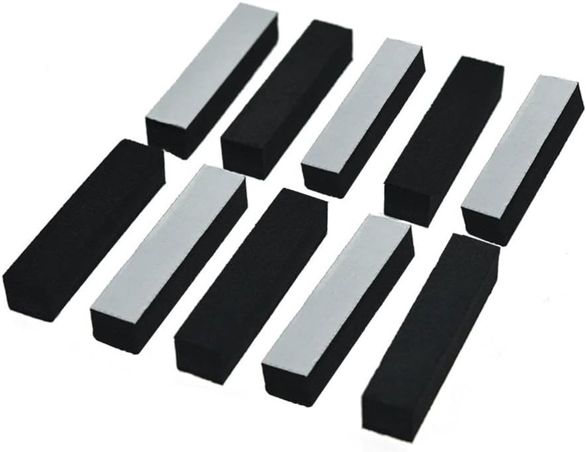 10Pcs 70X15X13Mm Gitaar Bas Pickup Lente Foam Kussens Pickup Hoogte Foam Voor Jazz Bass/Jazzmaster/Jaguar Pickups