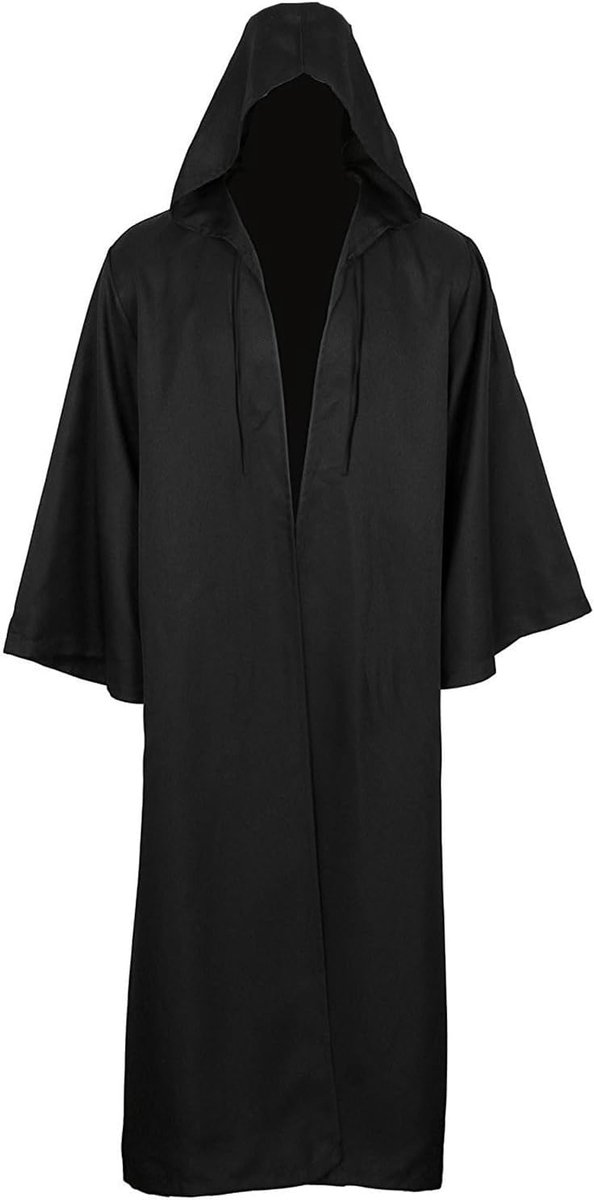 Service Halloween kostuum voor volwassenen, tuniek, hoodies gewaad cosplay capes, grijs, S