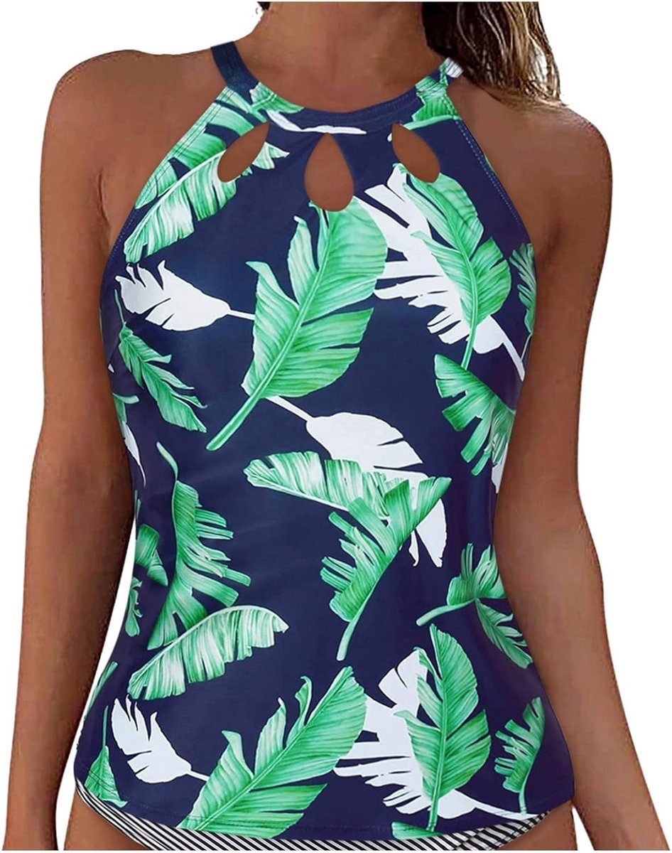 Bikini Dames Set Braziliaanse Push Up Buikweg Tweedelig High Waist Sportief V-hals Gewatteerde Driehoek Vintage Sexy Strandmode Vakantie A155