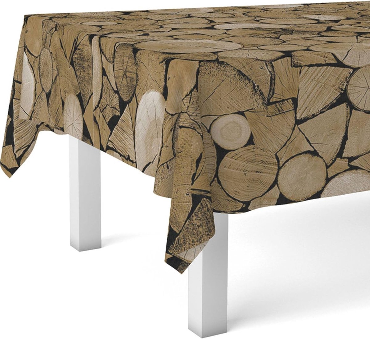 Rechthoekig tafelkleed, afmetingen 140 x 140 cm, stijl, duurzaamheid en eenvoudige reiniging voor je tafel: tafelzeil, vuilafstotend en waterdicht