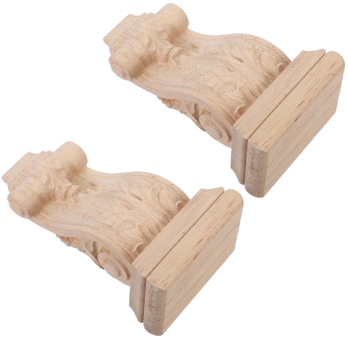 2 Stuks Gesneden Massief Houten Kapitelen Voor Openhaardwandplank Decoratieve Consoles In Landelijke Stijl Gesneden Consoles Westerse Plankdragers Houten Plankdragers Kaki