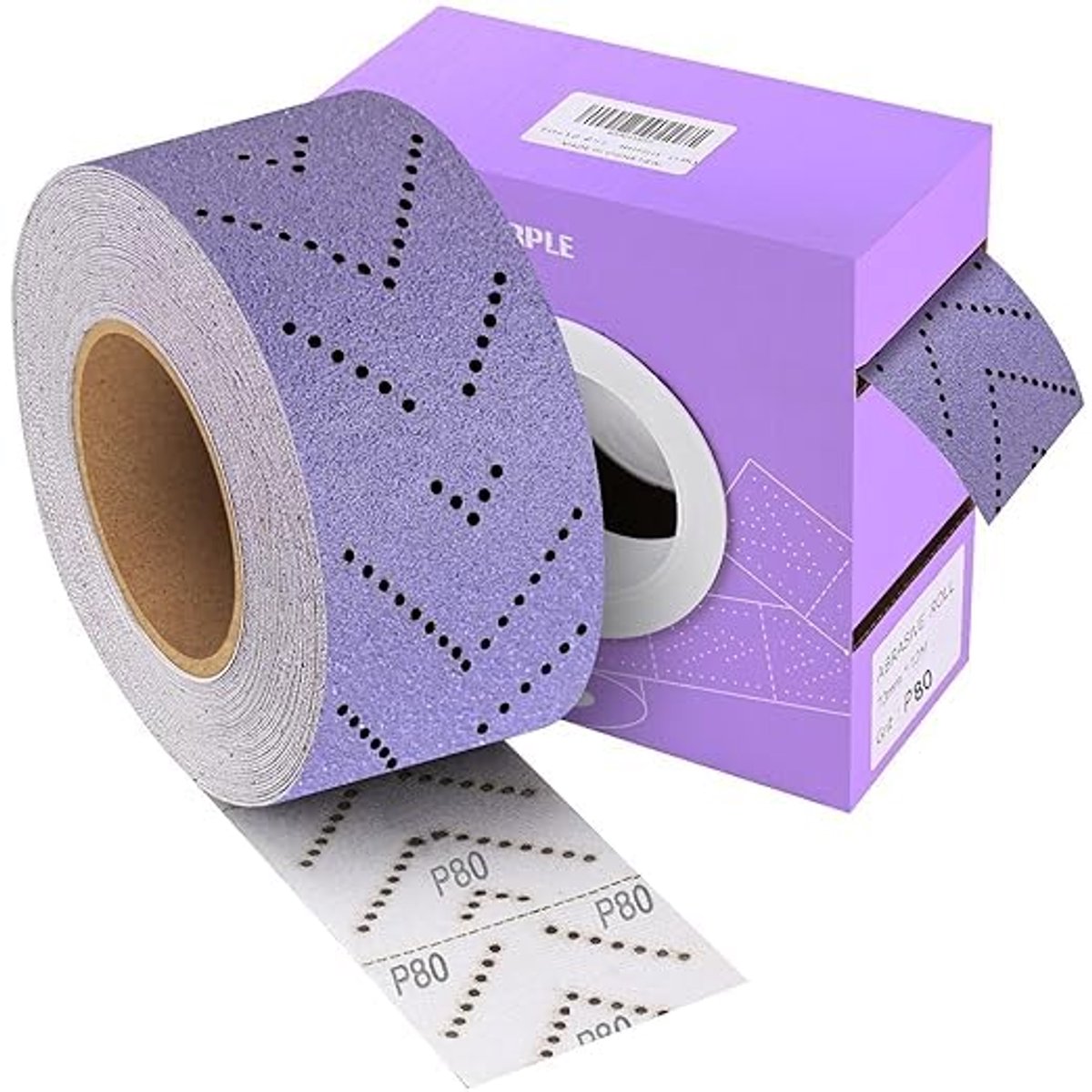 Paarse Keramische Schuurrol 70mmx12m voor Handschuurmachines