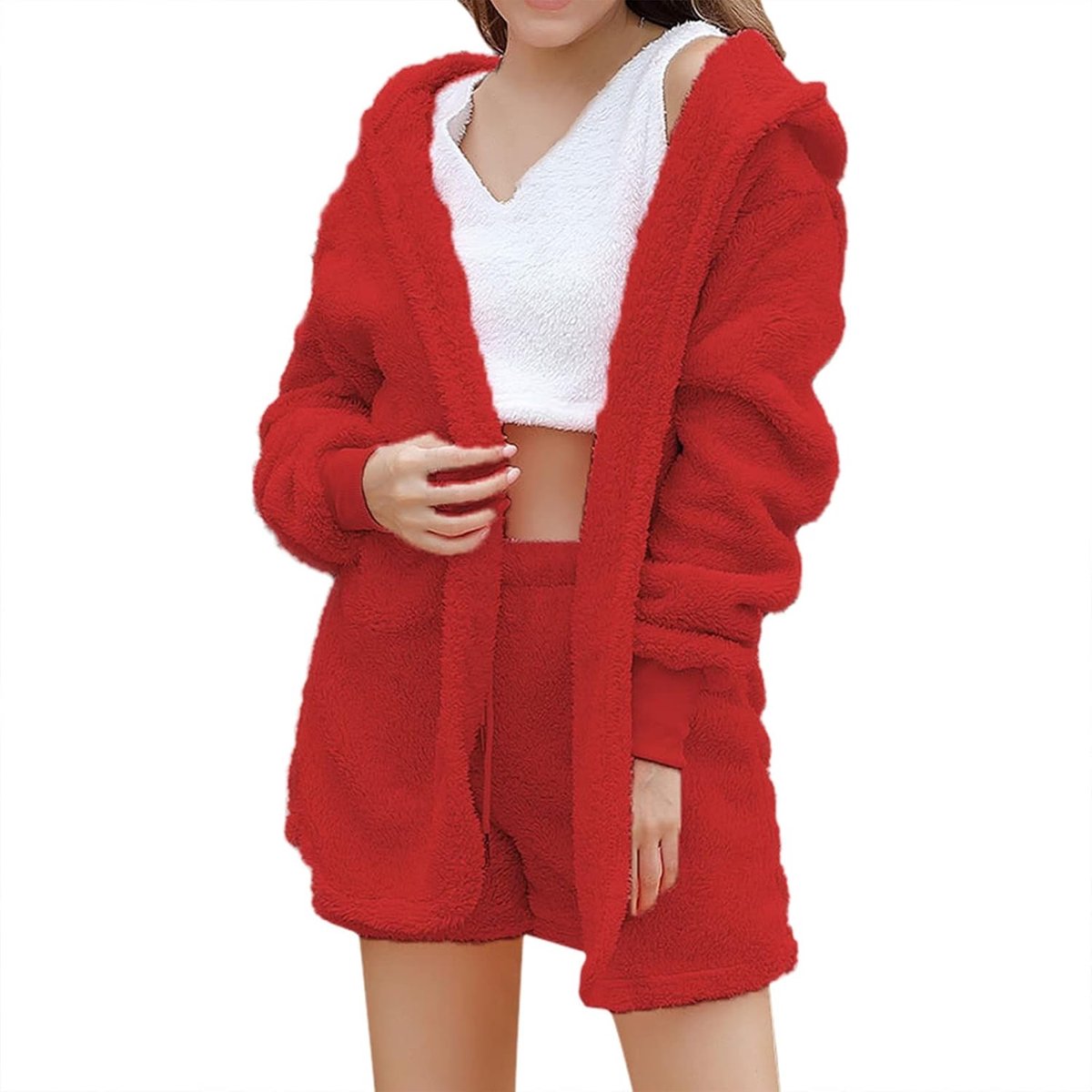 Driedelig vest, shorts, jas, pyjama, driedelige set