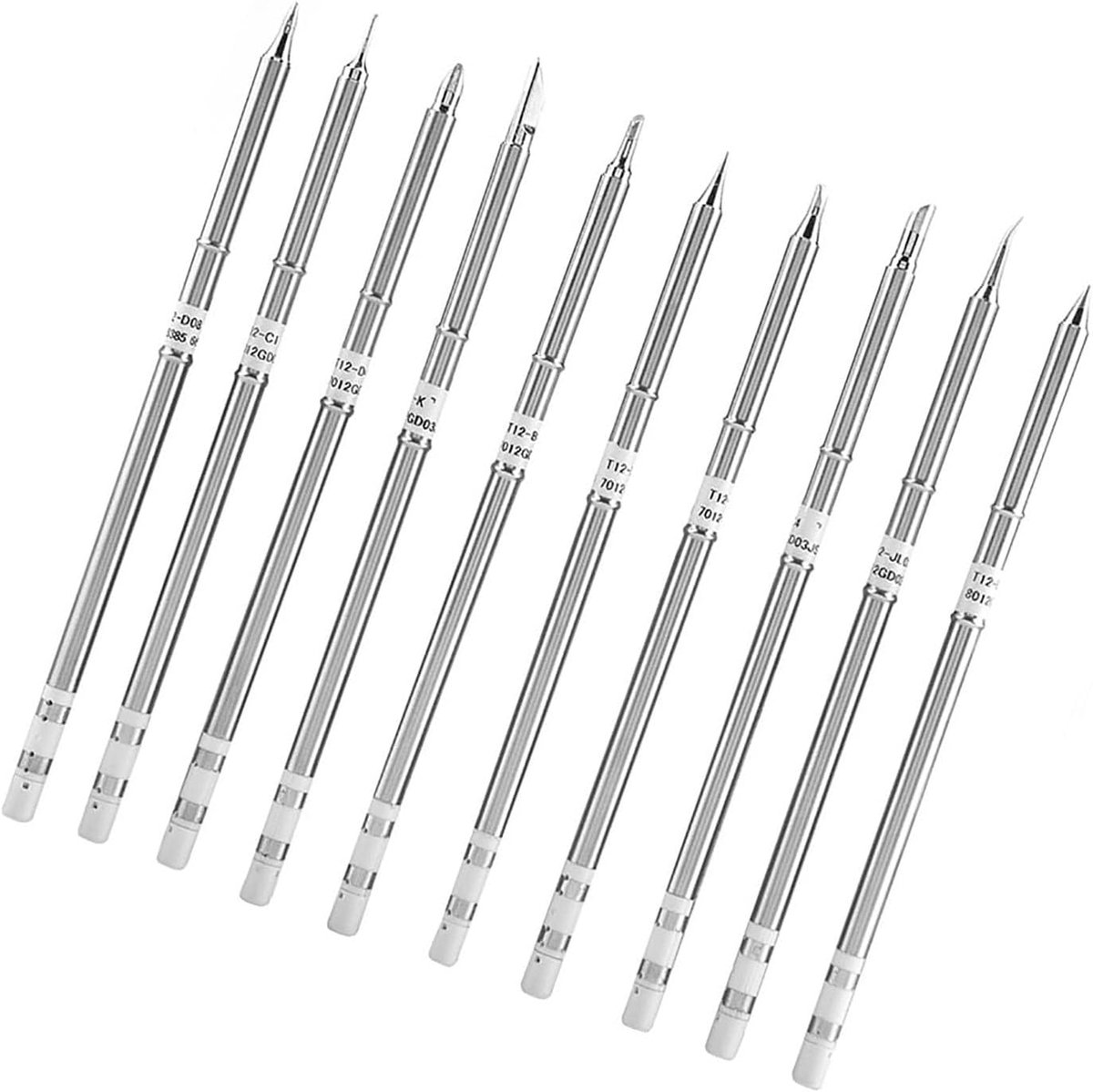 Soldeerbout tip, lasstation reparatie tool zuurstof koper solderen dennenappel tips voor FX-951 Rework Station (10 stuks)