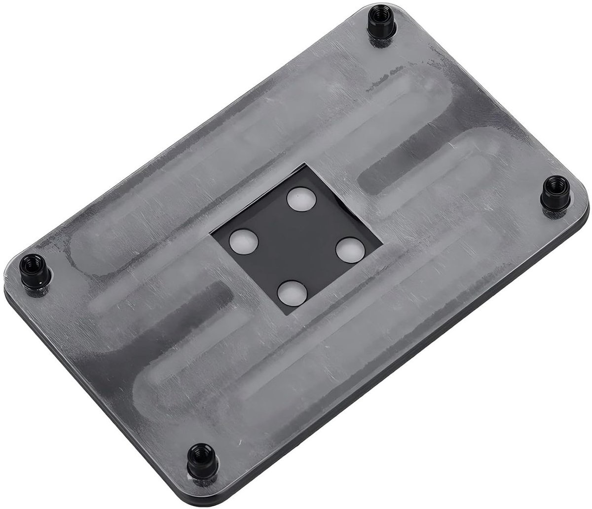 Backplate voor AM4, CPU-koellichaam houder, ijzeren plaat, zwart