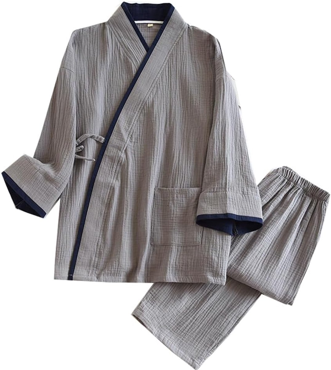 Kimono heren nachtkleding casual pyjama