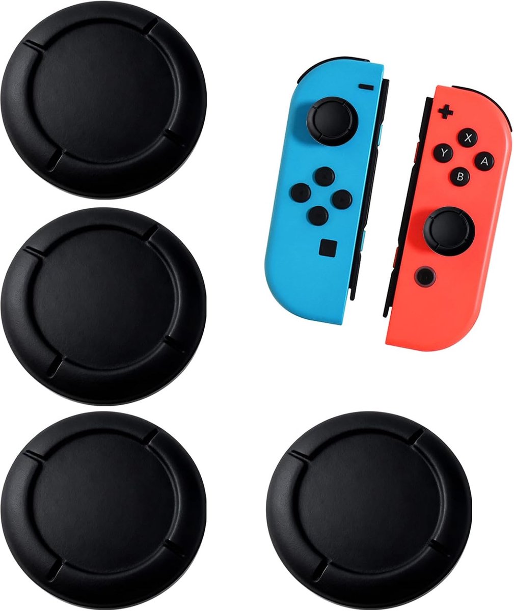 4 stuks Joystick-doppen, Vervangende Siliconen Doppen voor Nintendo Switch, Switch Lite en Switch OLED Controllers