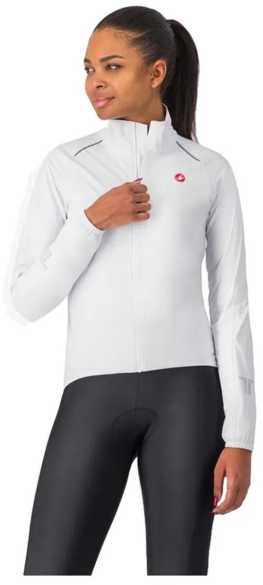 Castelli Rain Emergency 3 Jas Wit S Vrouw