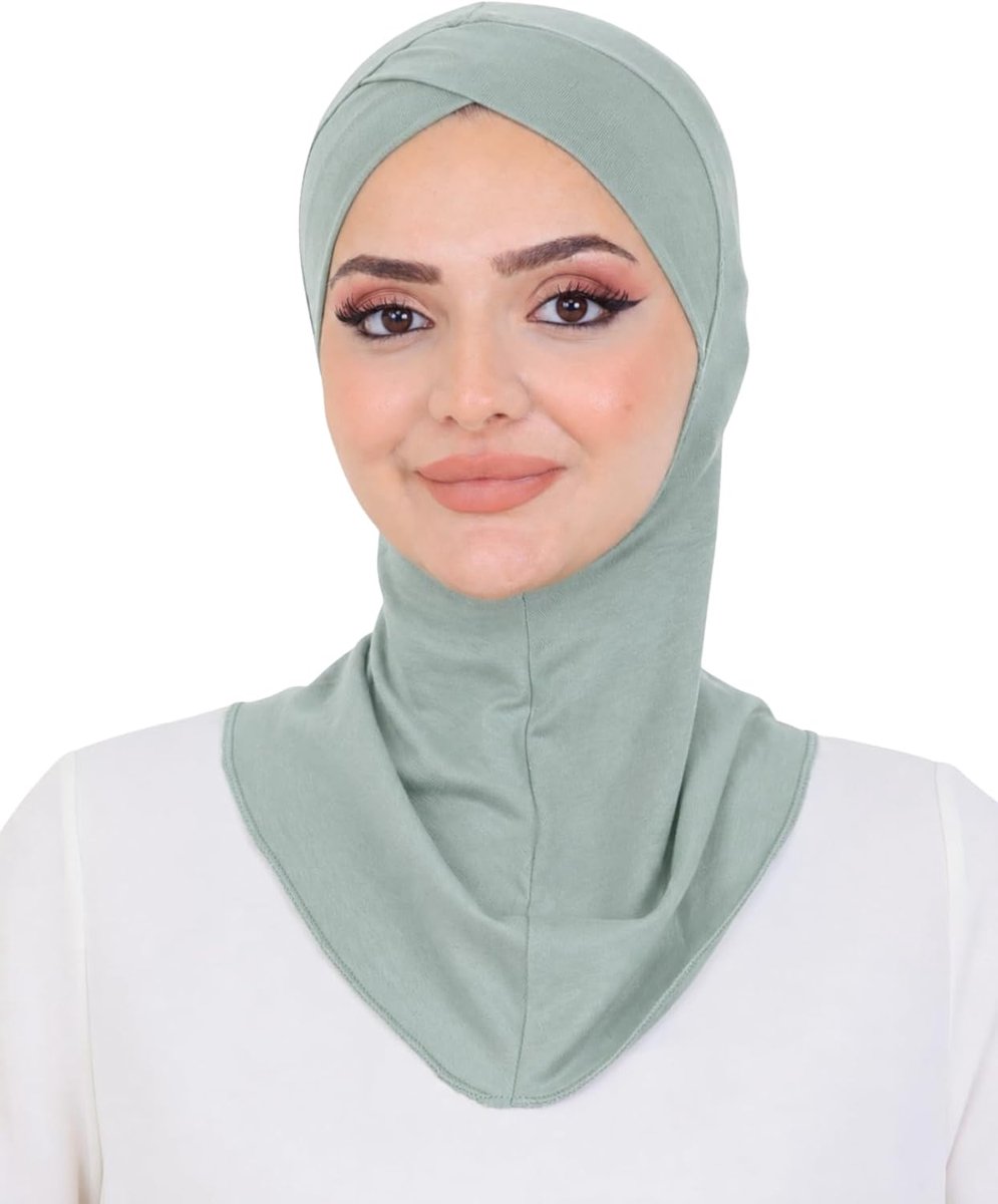 Chique hijab hoofddoek voor dames, jersey sport hoofddoeken vrouwen