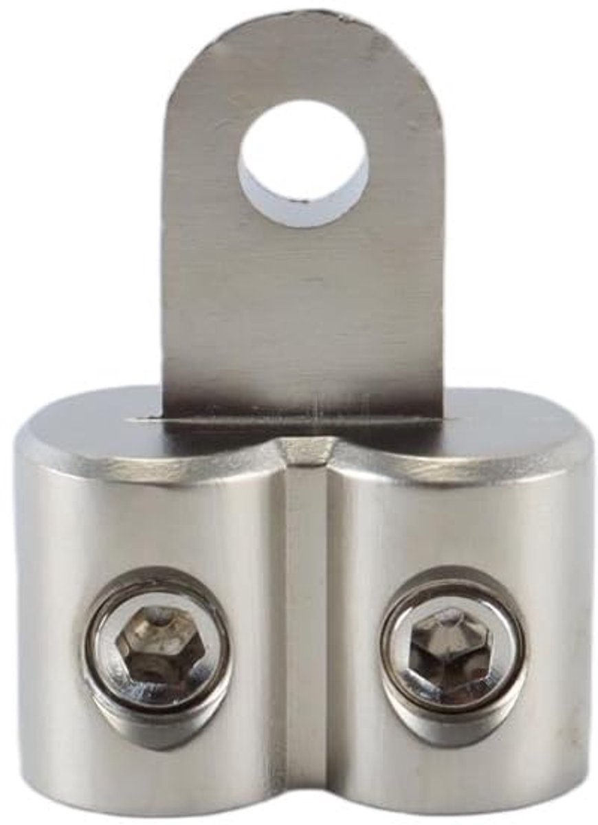 0/4 gauge schroefdraad stootring terminal connectoren auto audio draad stroombedrading connector auto audio versterker stroom aardingskabel terminals 0GA zilver