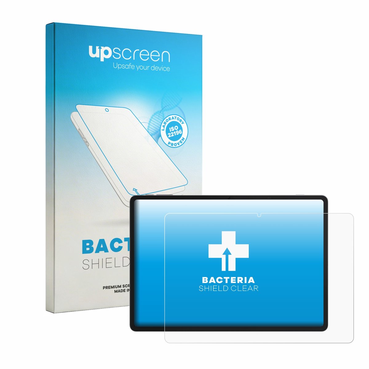 upscreen - Screenprotector voor TCL Tab A1 Plus NXTPAPER - Folie Beschermfolie transparant antibacterieel