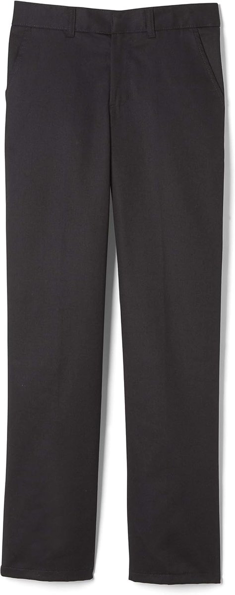 Toast Broek van keperstof, relaxed fit, voor jongens, met verstelbare taille, Zwart, 10