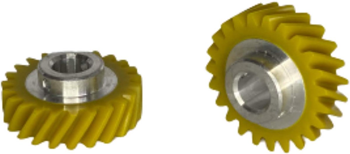 2 x tandwiel wormtransmissie nylon reparatieset reserveonderdeel voor KitchenAid Artisan Classic Ultra Heavy Duty