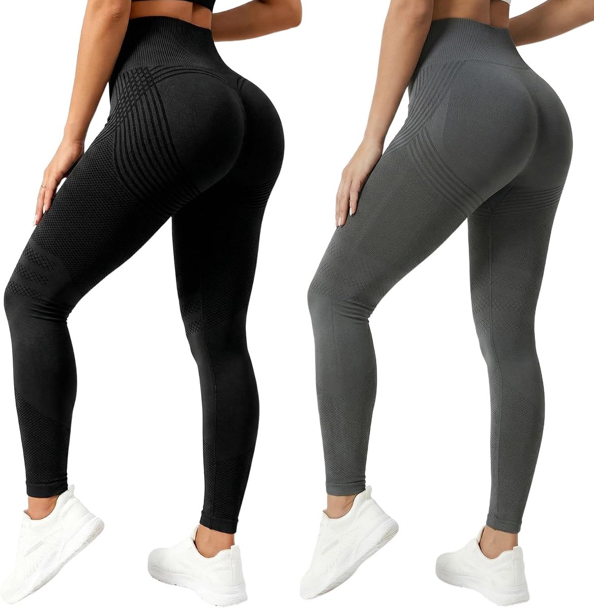 Leggings voor vrouwen met lipoedeem, push-up leggings, hoog uitgesneden model, lift de billen en maakt de buik platter