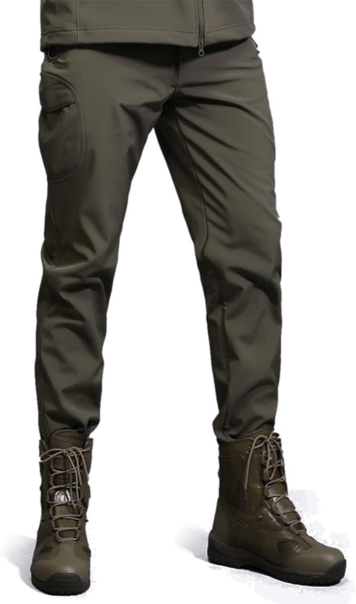 fleece softshell gevoerde waterdichte wandelbroek skibroek winter warme outdoorbroek