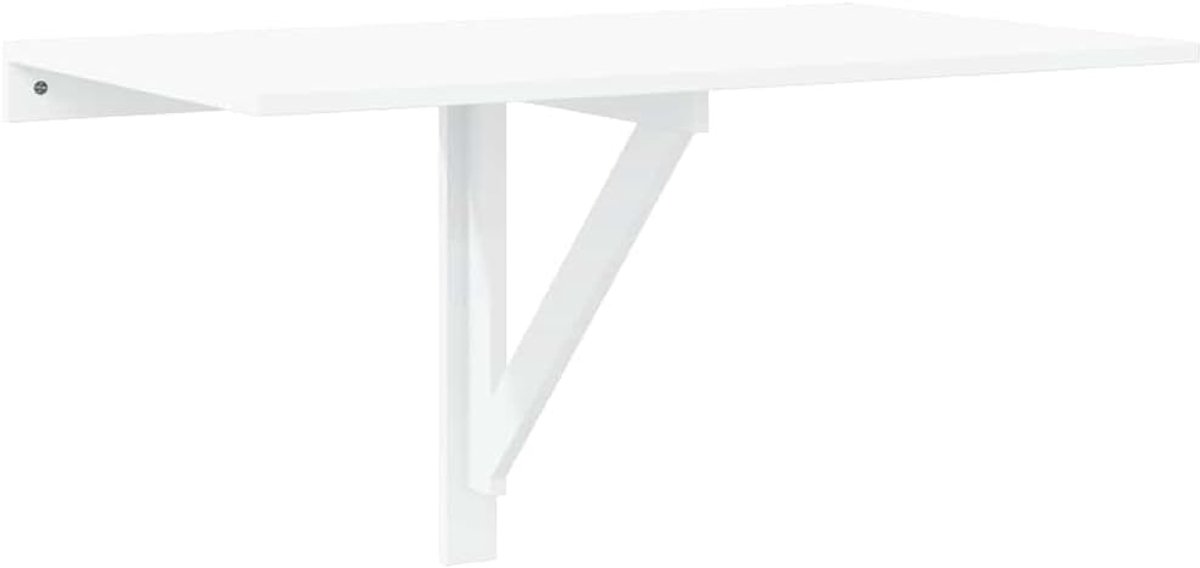 100 x 60 cm, inklapbaar, bureau, wandtafel, ruimtebesparend, wandmontage, inklapbare keukentafel, wit
