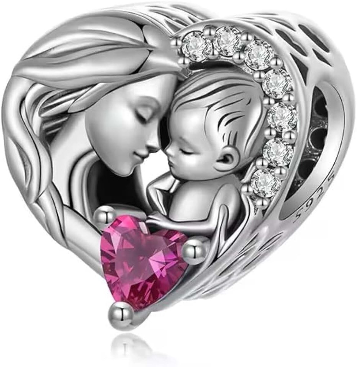 925 Sterling Zilver, Compatibel met Pandora Armband