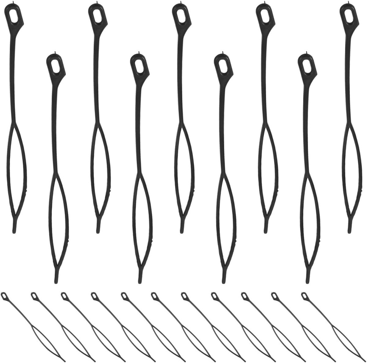 Haaknaalden Voor Dreadlocks Wigs Herbruikbare Stevige Haaknaalden Voor Diverse Haarstijlen Compact Draagbaar Ontwerp Voor Gemakkelijk Gebruik