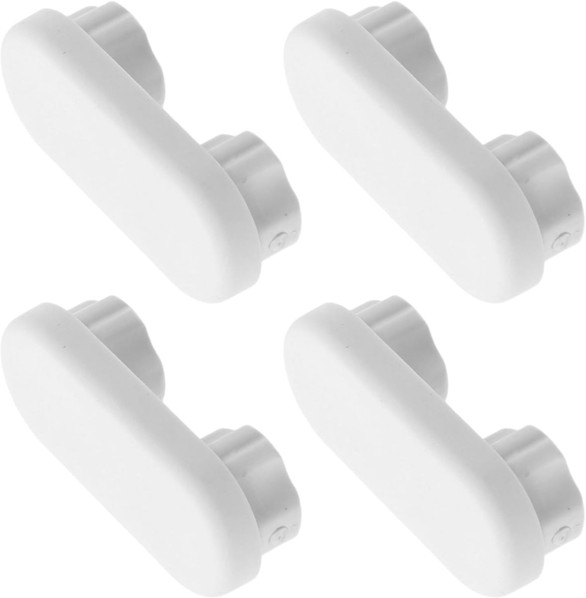 4 Stuks Delige Zachte Toiletzitting Bufferset Geluiddempende Kunststof Spacers voor Stabiele Wc-zitting Universele Vervangingspads van Comfortabel Duurzaam voor Badkamergebruik