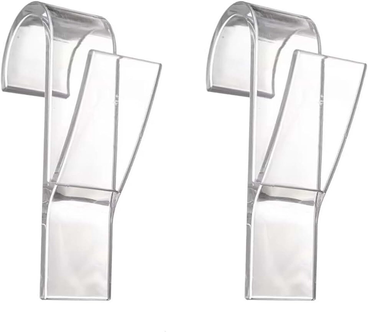 Radiatorhaakjes - Radiator haak - 2 stuks - Handdoek Haak - Transparant - 10CM - Kunststof - Handige haak voor aan jouw radiator - CHPN
