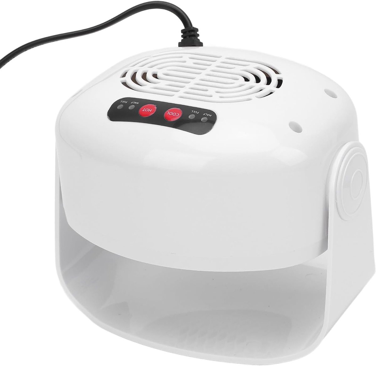 600 W Nageldroger met Krachtige Droging, Warme, Koele Automatische Start-stop, Rotatieventilator voor Nagellak, Dippoeder, Basislaag, Nagellijm, Ooghuidvriendelijk (220V