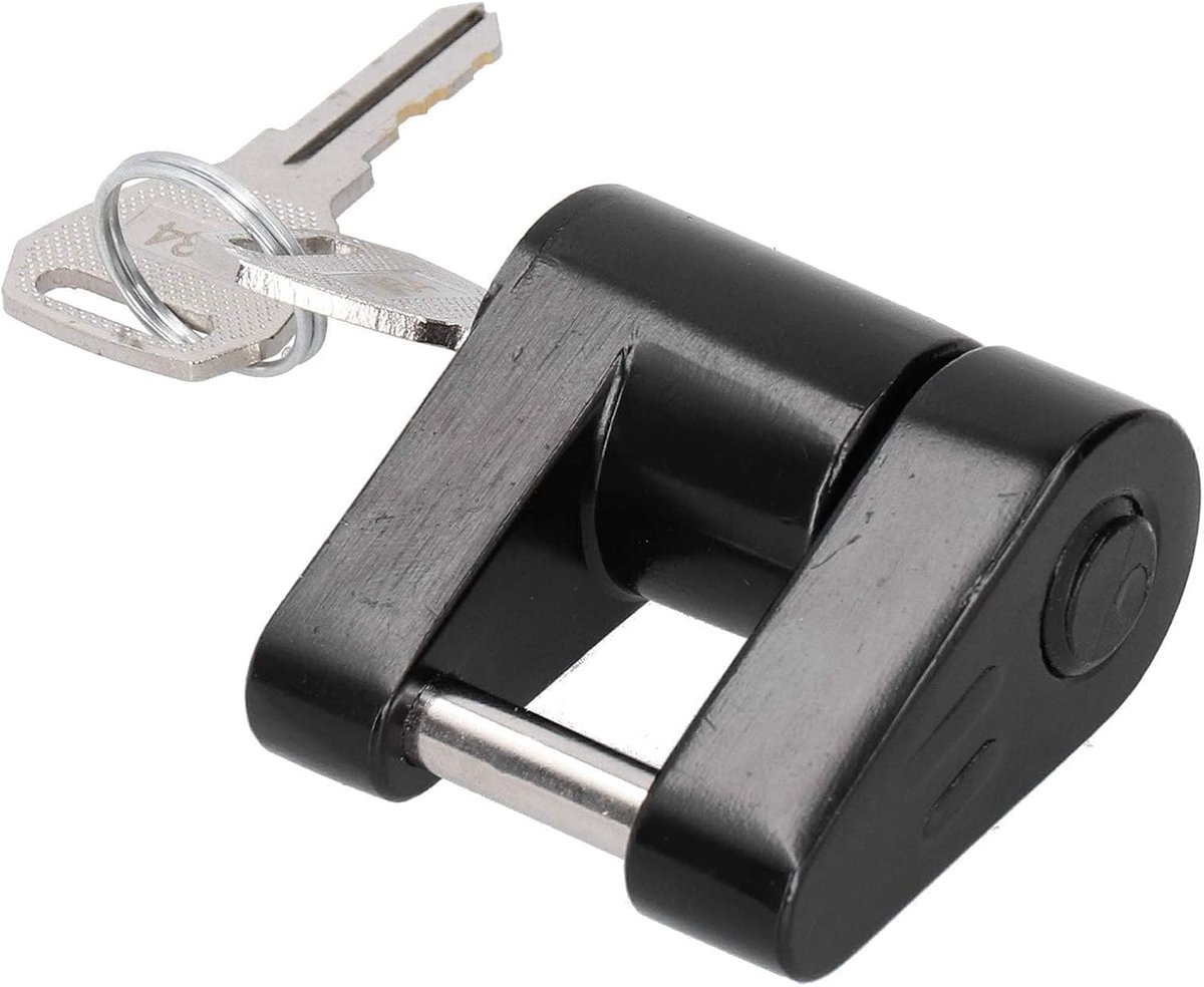 Trekhaak koppelingssloten 1/4 inch diameter anti-diefstal voor sleepwagen RV auto voor diefstalbeveiliging aanhanger slot voor aanhangwagenkoppeling diefstalbeveiliging bevestigen