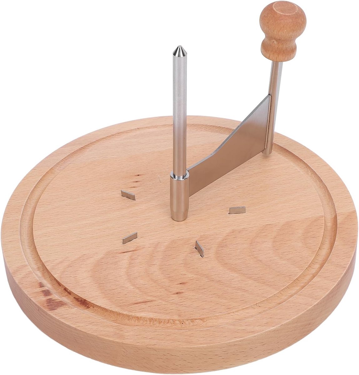 Allecto - Kaas Kruller - Handmatige Kaas Slicer - Perfecte Plakjes - Houten Ontwerp - Ideaal voor Kaasliefhebbers - Geschikt voor Keuken - Duurzaam...