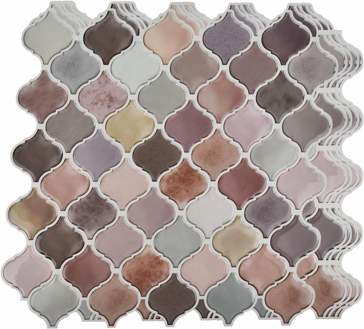 Dailygoods- Muurstickers 3D-effect - Zelfklevende Wandtegelstickers - Waterdicht - Vlekbestendig - Schimmelbestendig - Eenvoudig te installeren - Wand